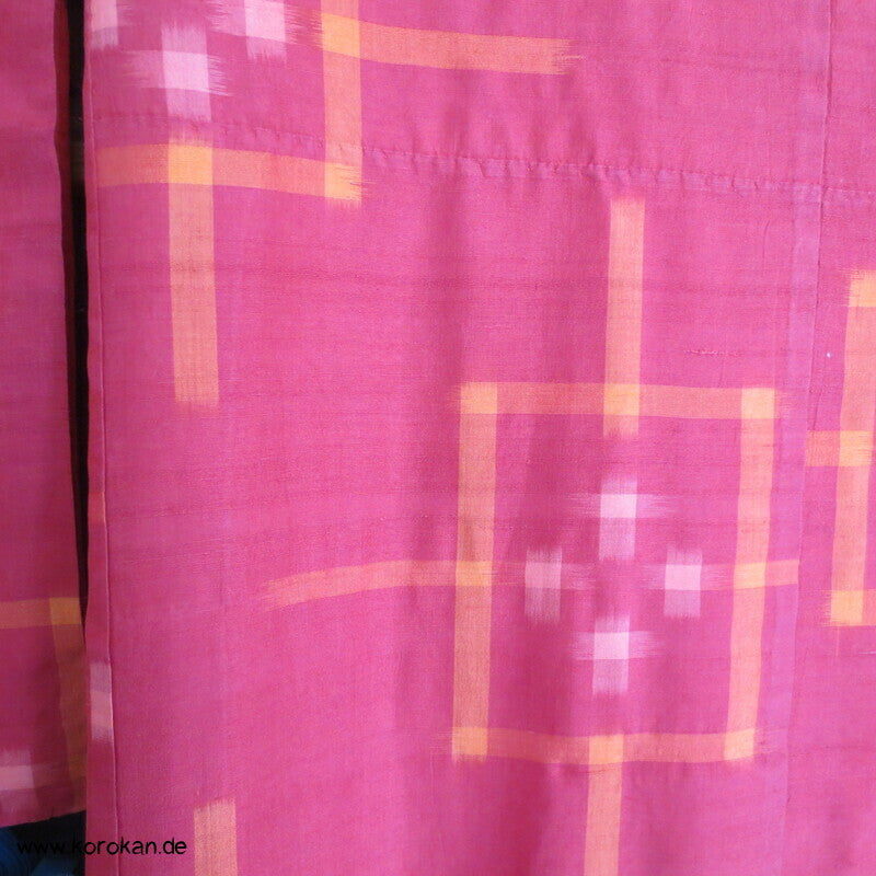 Igeta Kasuri antiker Tsumugi Kimono, nur Material