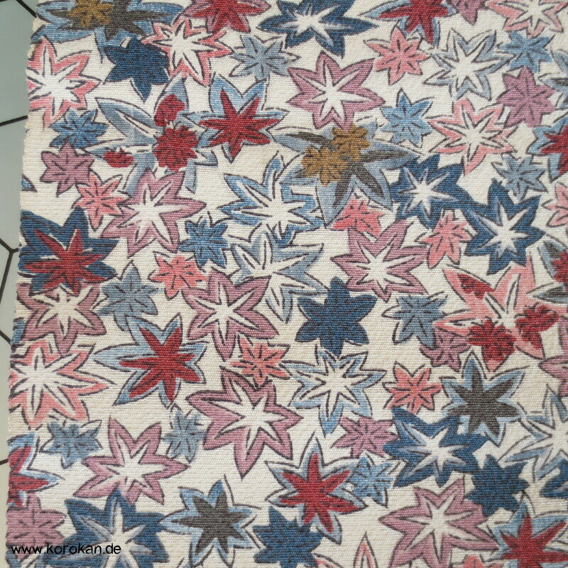 Ahornblatt Araihari Kimono Chirimen Crepe Seide