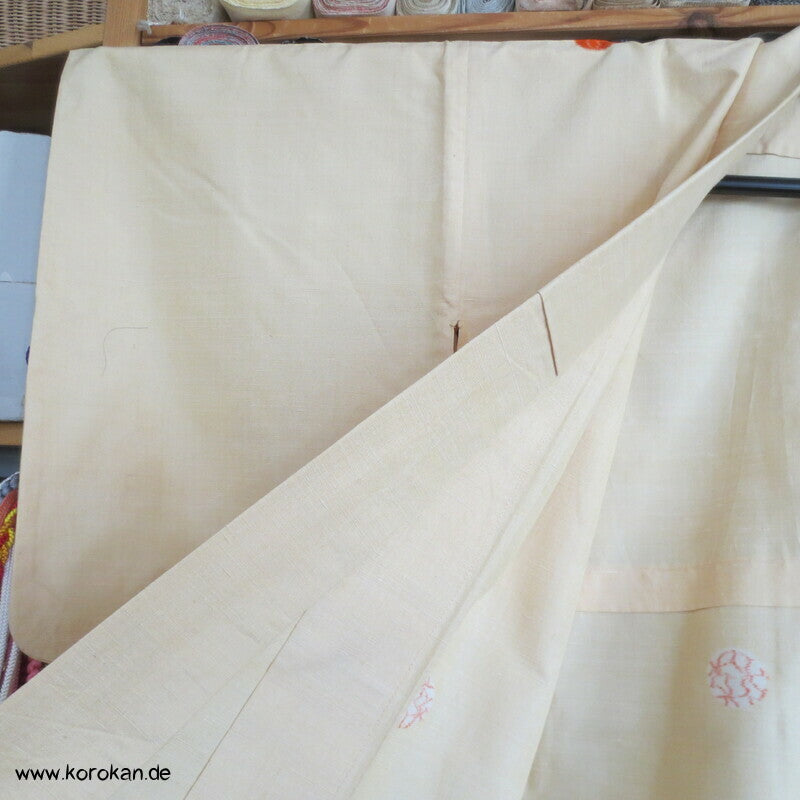 Kreise Hitoe Tsumugi Kasuri Kimono