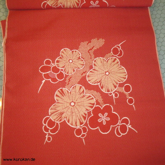 Umeblüten doppelseitiger Zabuton - Kissen Stoff