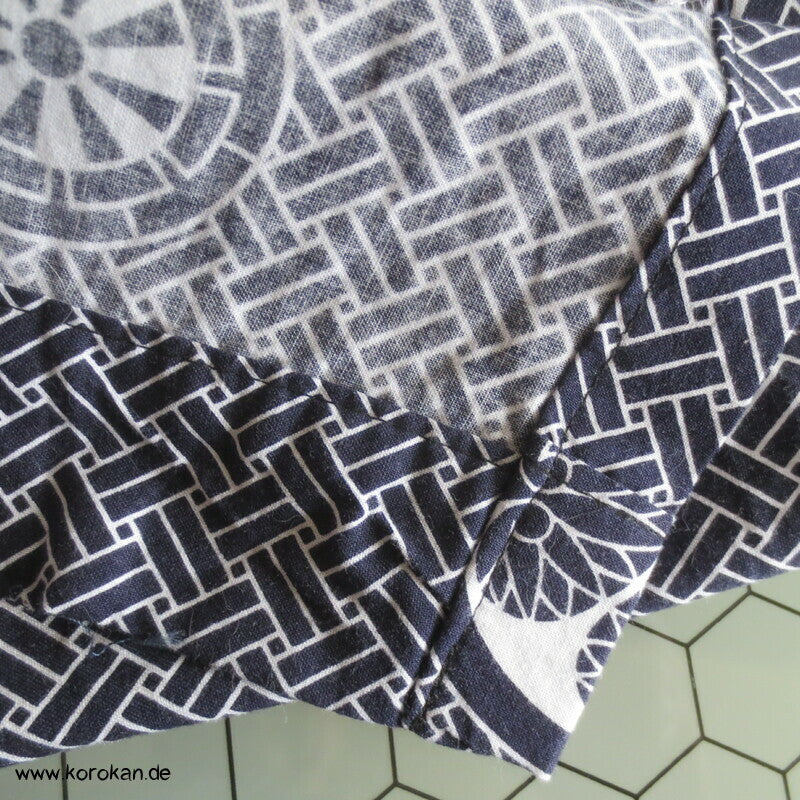 Higaki Flechtmuster Nemaki - Kinder / Jungen Kimono zum Schlafen, Baumwolle