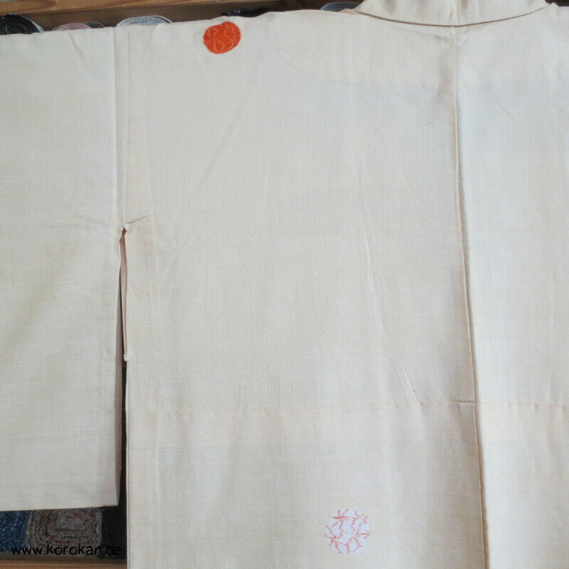 Kreise Hitoe Tsumugi Kasuri Kimono