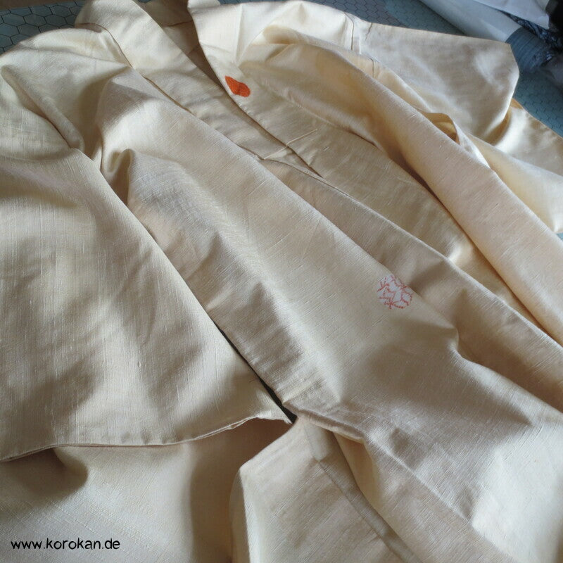 Kreise Hitoe Tsumugi Kasuri Kimono