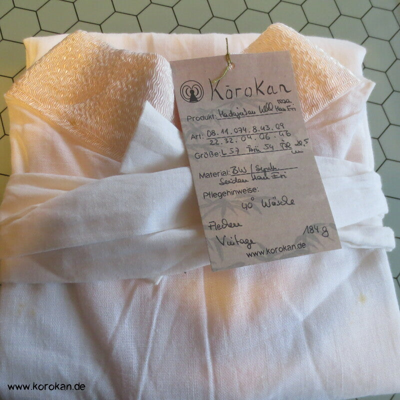 Hadajuban Kimono Unterhemd mit Spitzenärmeln und Han Eri