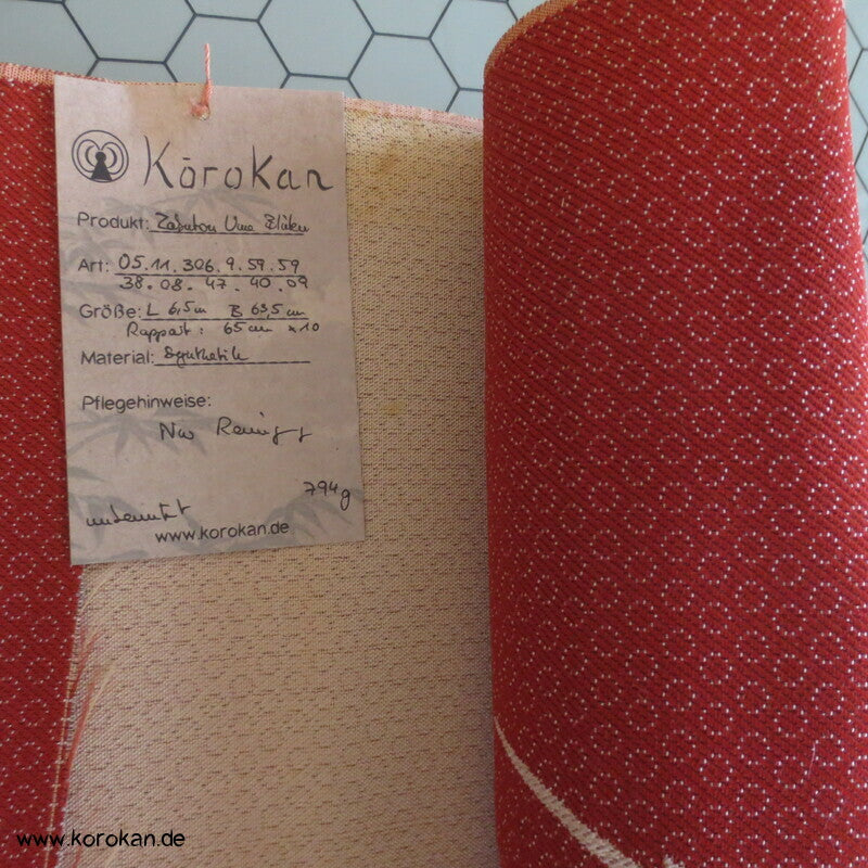 Umeblüten doppelseitiger Zabuton - Kissen Stoff