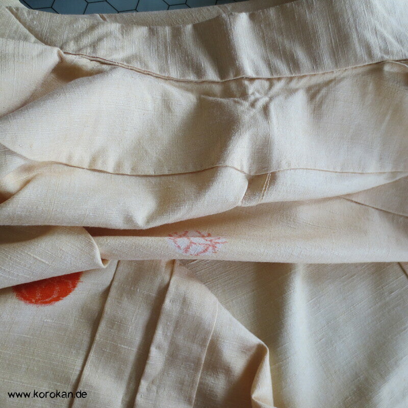 Kreise Hitoe Tsumugi Kasuri Kimono