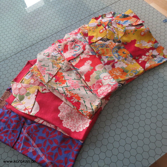 Hawaihemd Upcycling Kimono Seide