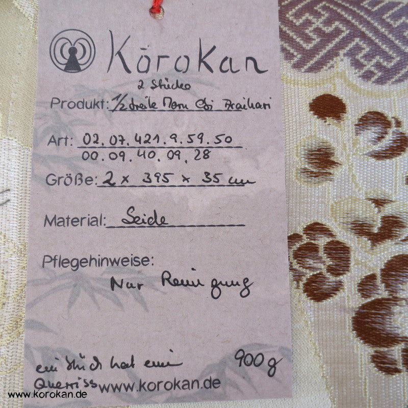 Pinie 1/2 Breite Araihari Stoff für Maru Obi