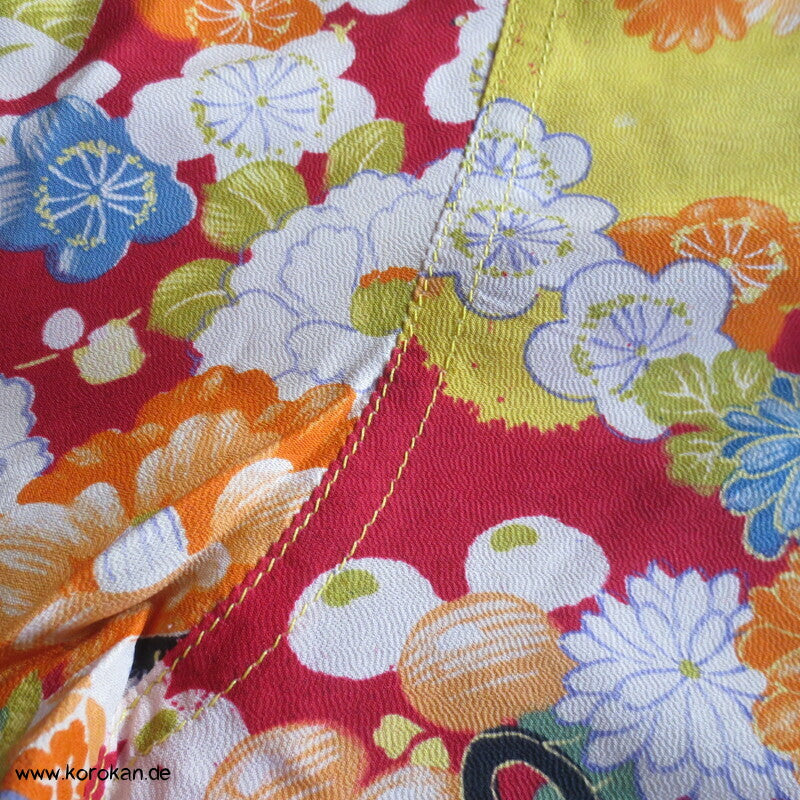 Hawaihemd Upcycling Kimono Seide