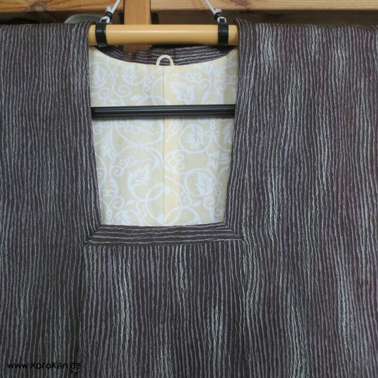 borkiger Krepp, wie Baumrinde Michiyuki Jacke