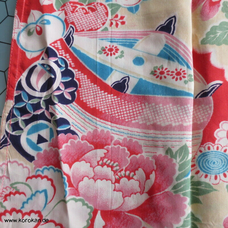 Hawaihemd Upcycling Kimono Seide