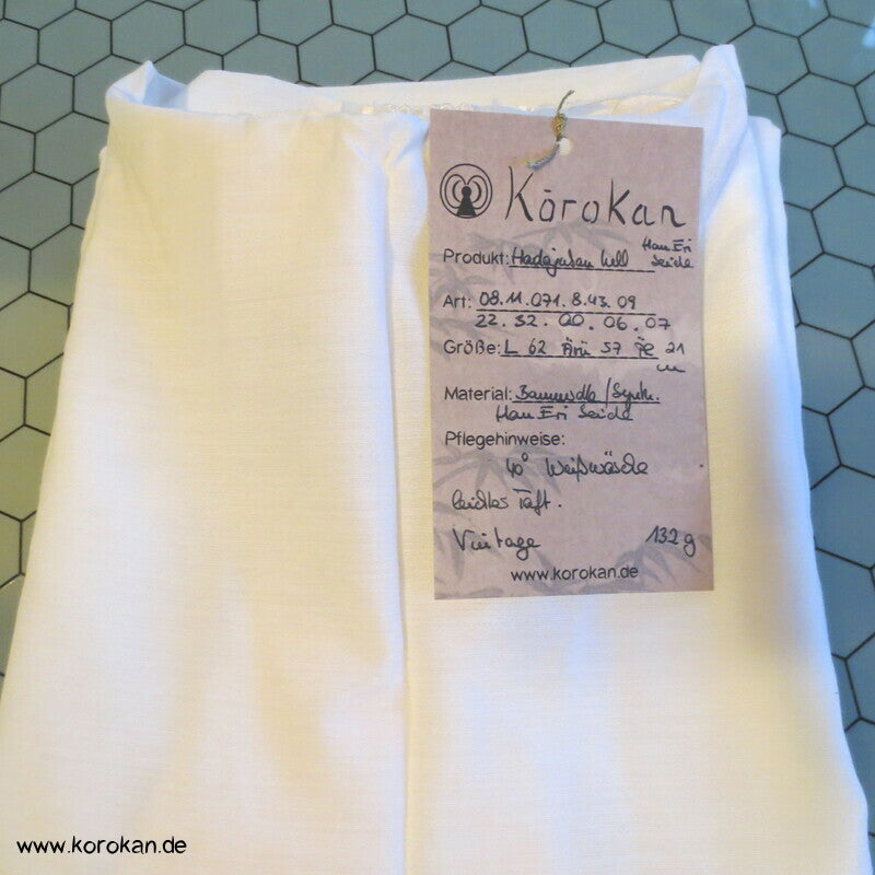 Hadajuban Kimono Unterhemd mit Spitzenärmeln und Han Eri