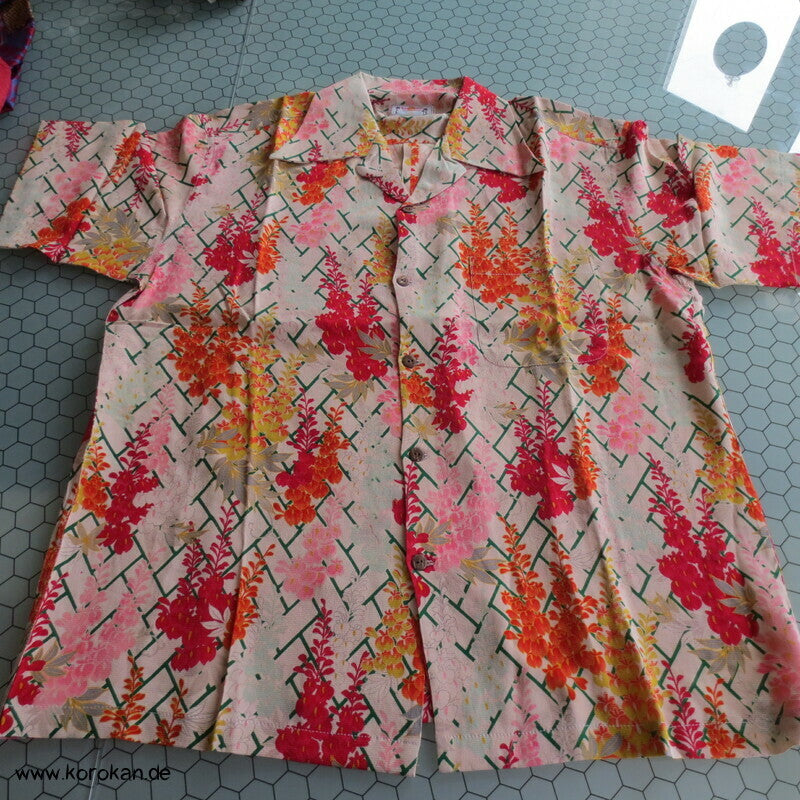 Hawaihemd Upcycling Kimono Seide