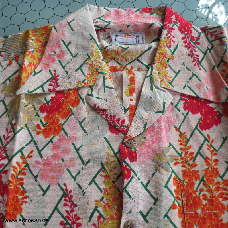 Hawaihemd Upcycling Kimono Seide
