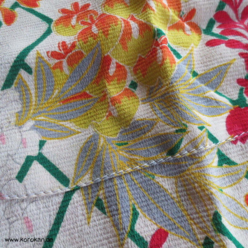 Hawaihemd Upcycling Kimono Seide