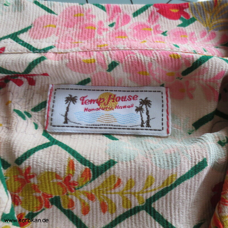 Hawaihemd Upcycling Kimono Seide
