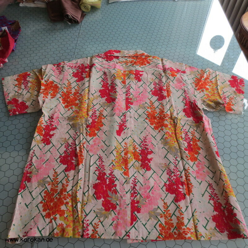 Hawaihemd Upcycling Kimono Seide