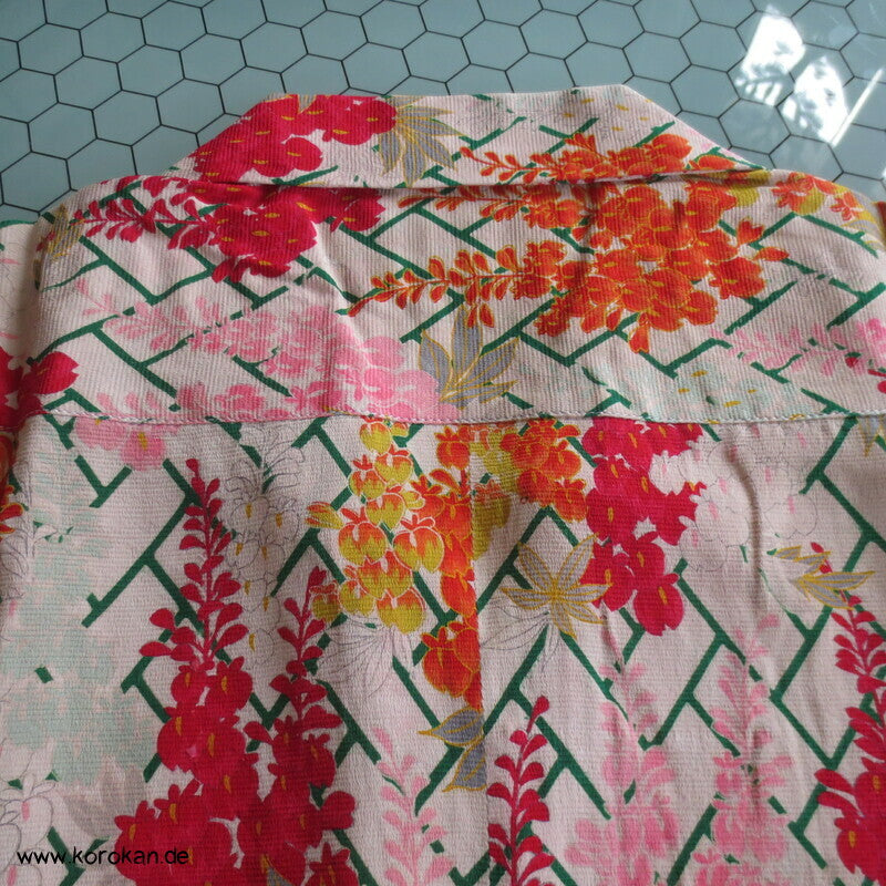 Hawaihemd Upcycling Kimono Seide