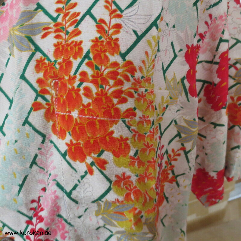 Hawaihemd Upcycling Kimono Seide
