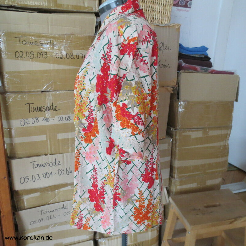 Hawaihemd Upcycling Kimono Seide