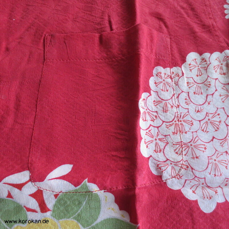 Hawaihemd Upcycling Kimono Seide
