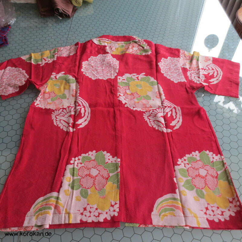 Hawaihemd Upcycling Kimono Seide