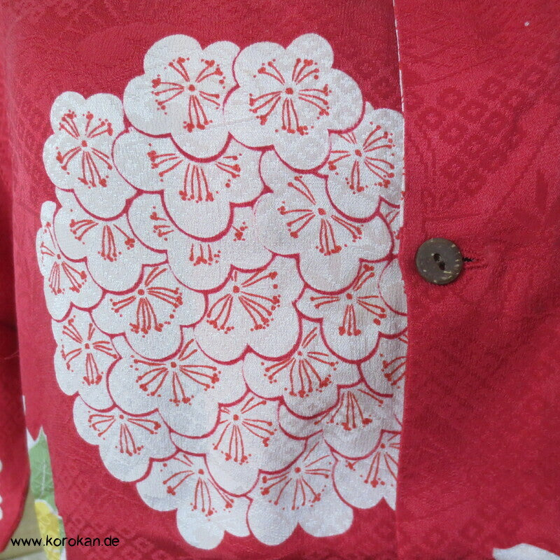 Hawaihemd Upcycling Kimono Seide