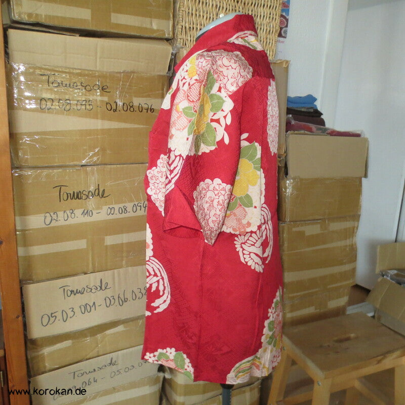 Hawaihemd Upcycling Kimono Seide