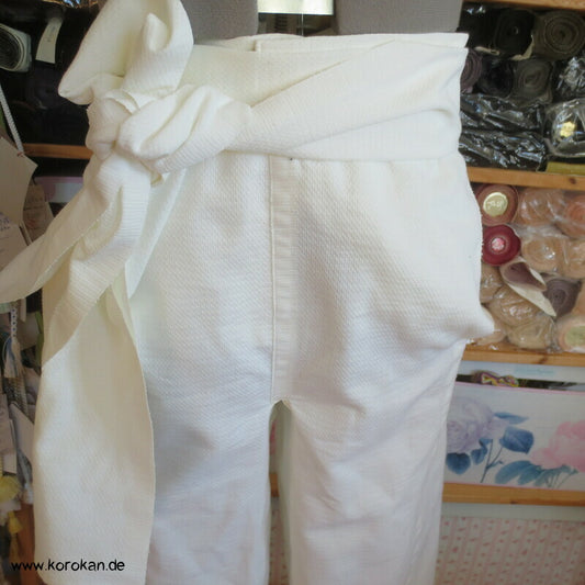 Hakama artige Hose, Handtuchrollen Baumwoll Gerstenkorn Stoff