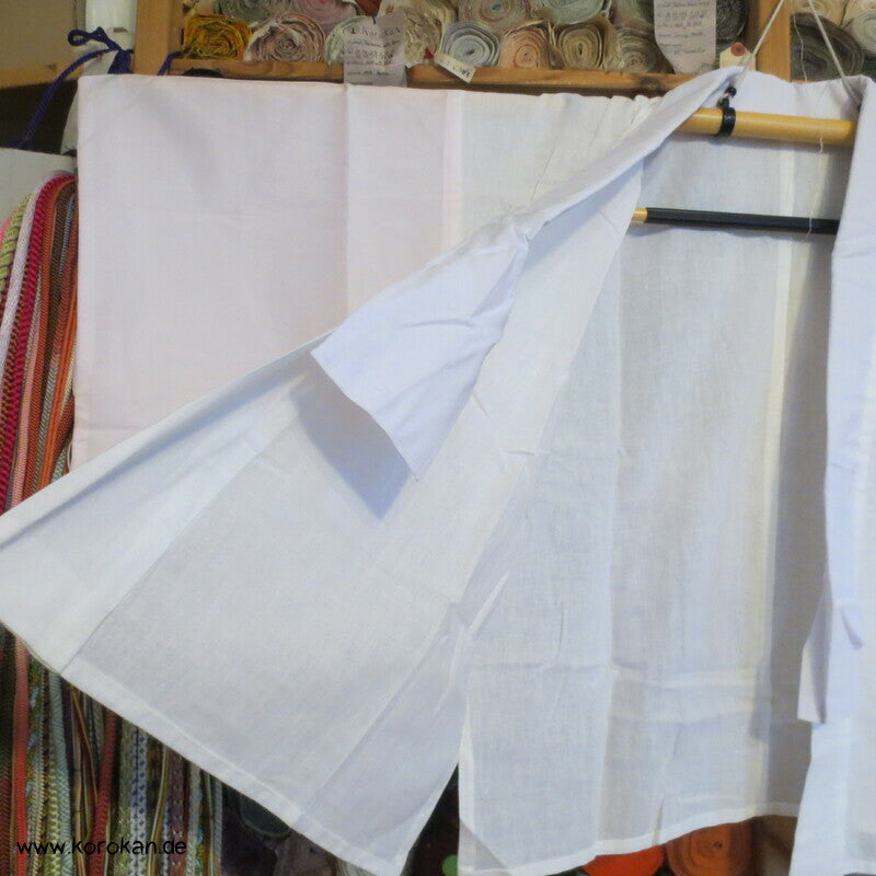 Hada / Juban Kimono Unterhemd mit rosa Seidenärmeln