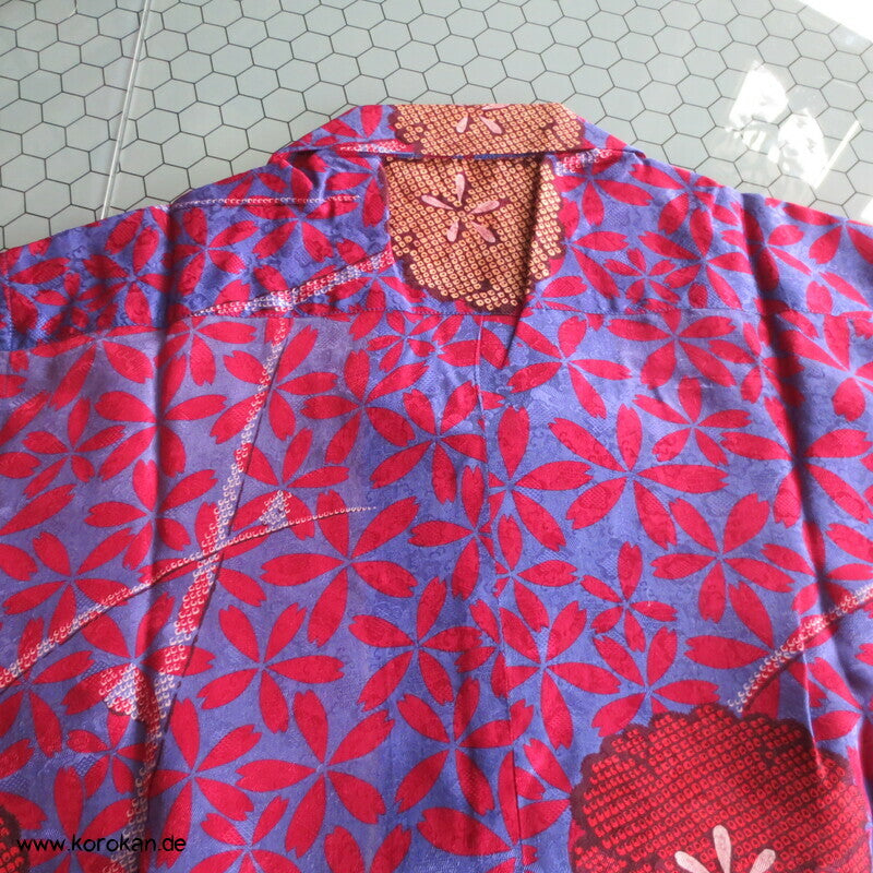 Hawaihemd Upcycling Kimono Seide