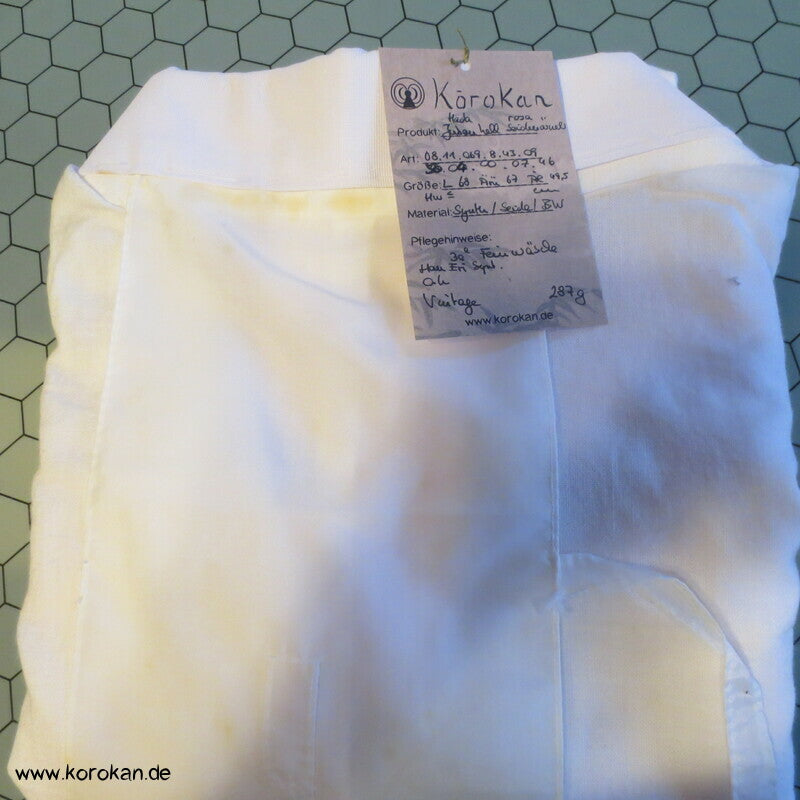 Hada / Juban Kimono Unterhemd mit rosa Seidenärmeln