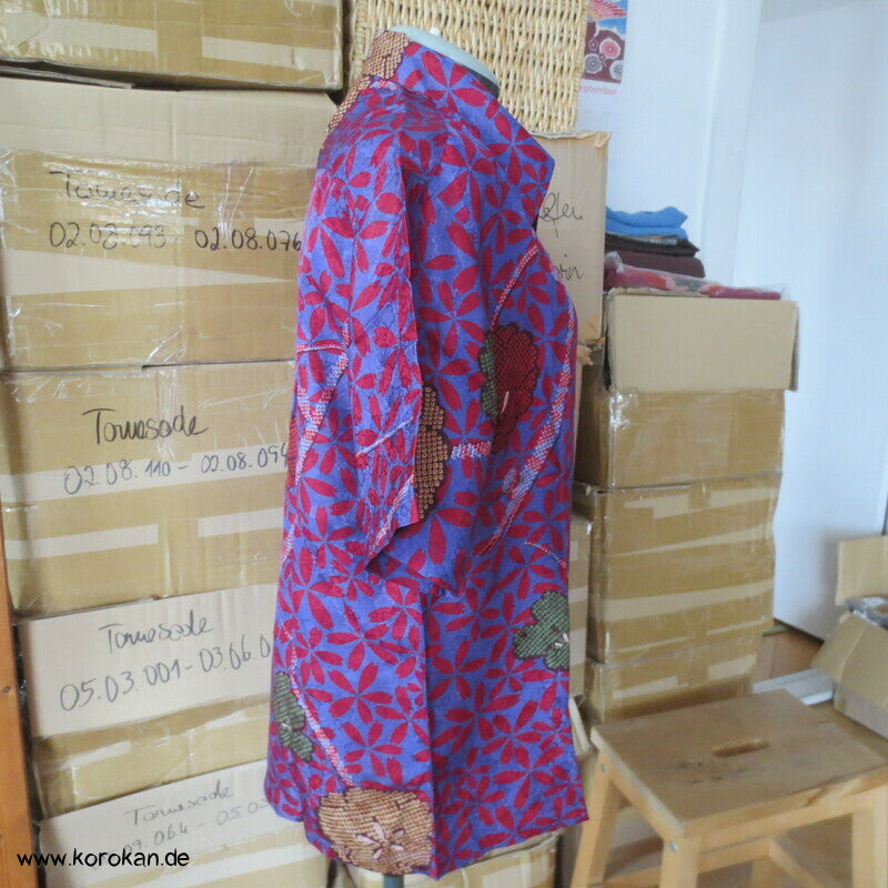 Hawaihemd Upcycling Kimono Seide
