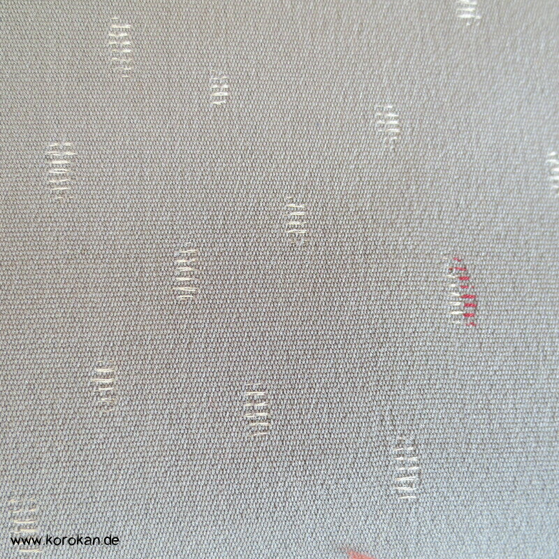 abstrakter Schneesturm Jacquard Seide, Araihari Kimono Stoffrest