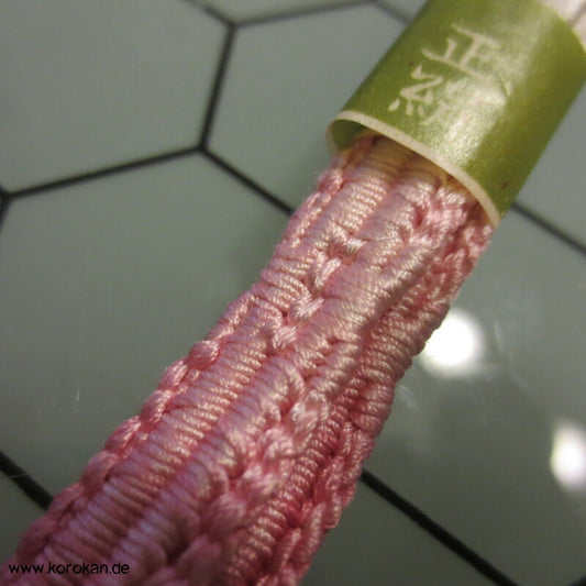 Haori Himo - Farbverlauf pink - weiß - Seide