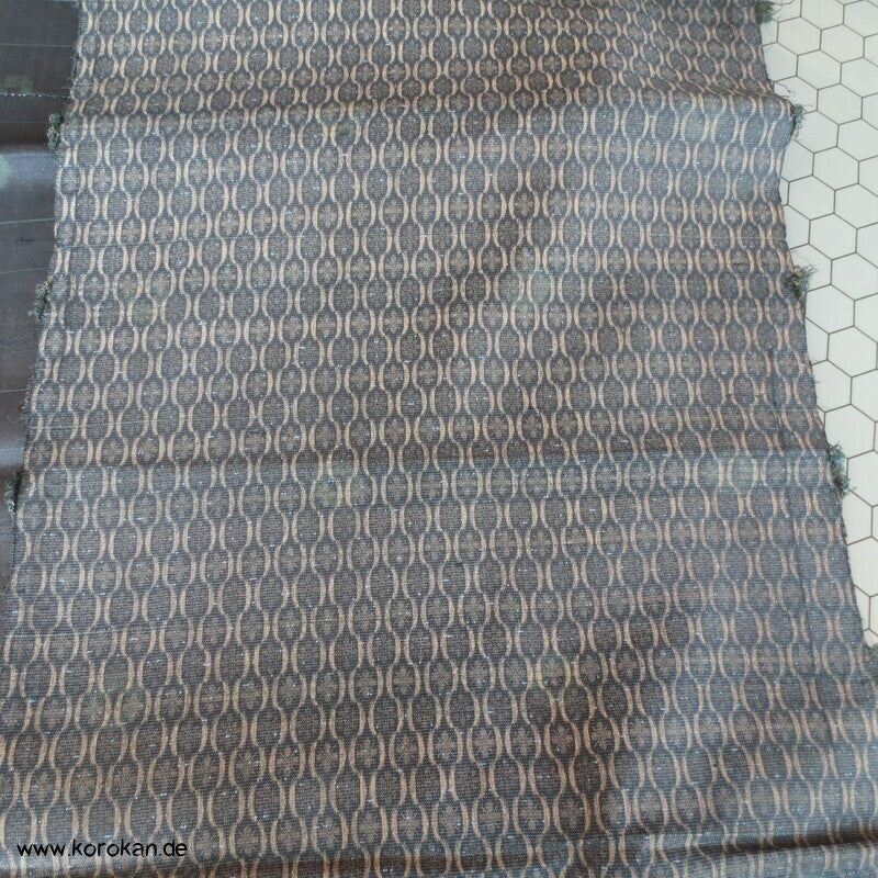 Tatewaku doppelseitiger Druck feine leichte Seide, Araihari Kimono Stoffrolle