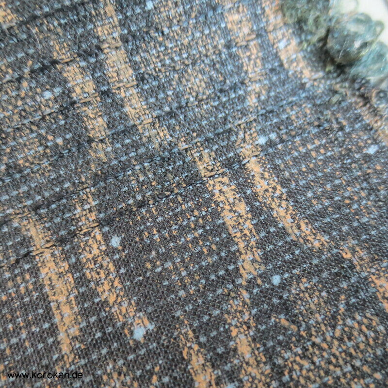 Tatewaku doppelseitiger Druck feine leichte Seide, Araihari Kimono Stoffrolle