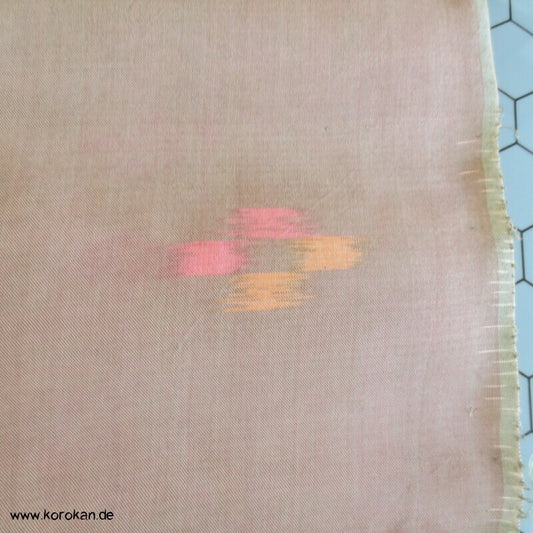 Araihari 1930'er Kimono Stoff, Rauten und Kreise, modernistisch