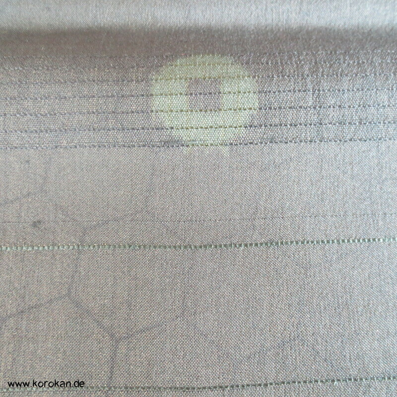 Tatewaku doppelseitiger Druck feine leichte Seide, Araihari Kimono Stoffrolle
