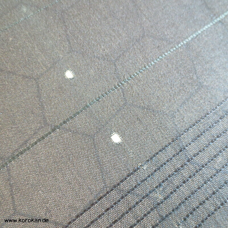Tatewaku doppelseitiger Druck feine leichte Seide, Araihari Kimono Stoffrolle