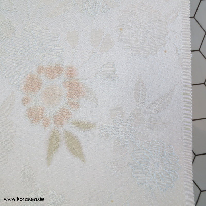 Shibori Blumen Kimono Seidendamast