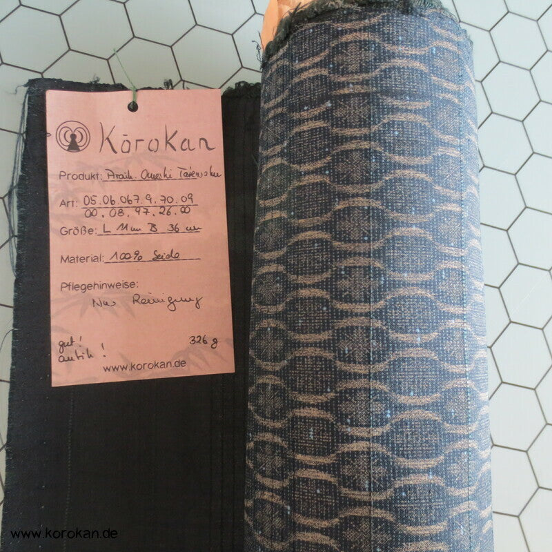 Tatewaku doppelseitiger Druck feine leichte Seide, Araihari Kimono Stoffrolle