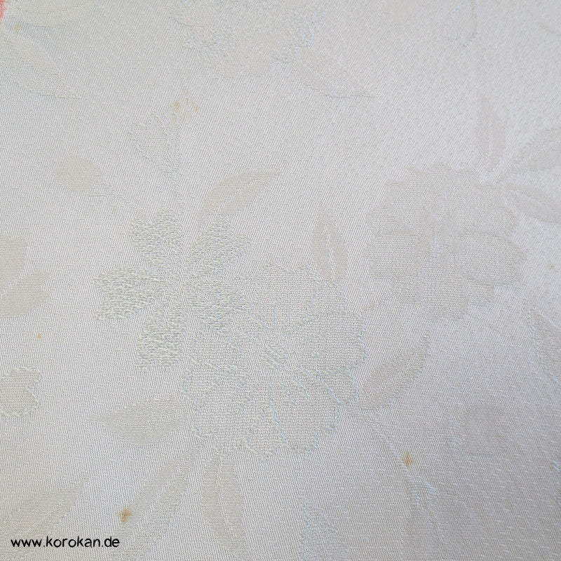 Shibori Blumen Kimono Seidendamast