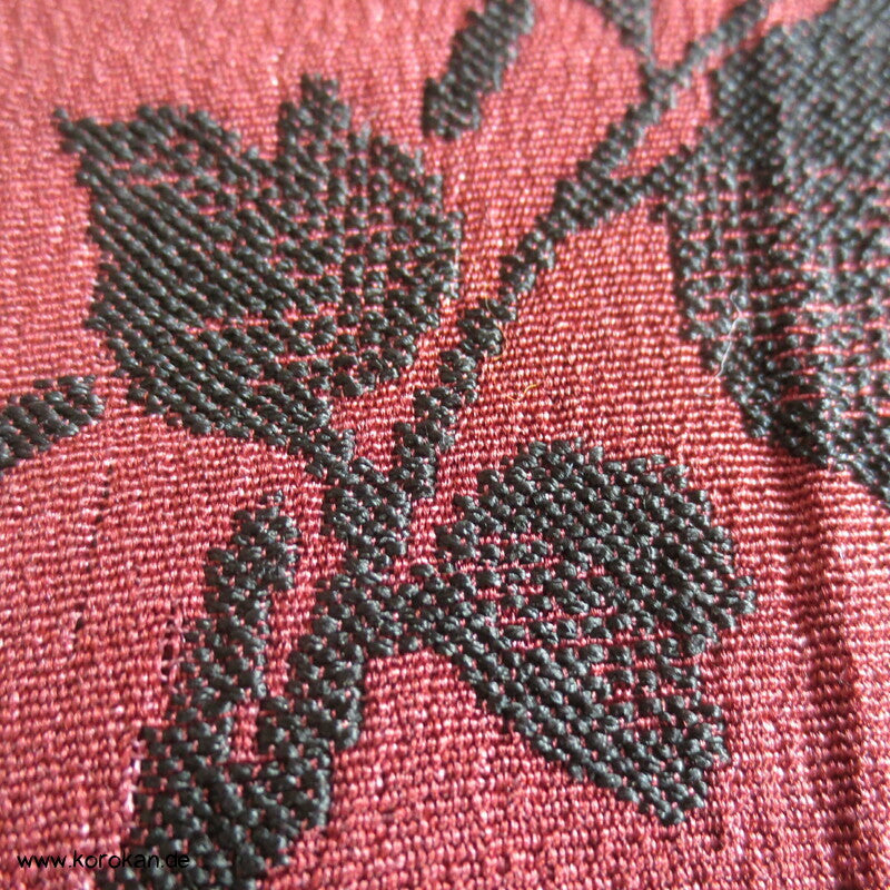 Päonien Wolle/Seide Jacquard Kimono Araihari