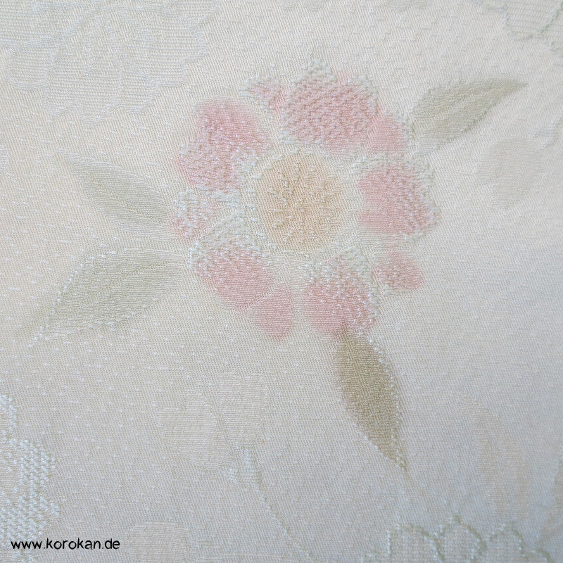 Shibori Blumen Kimono Seidendamast