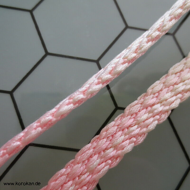 Haori Himo rosa mit Farbverlauf