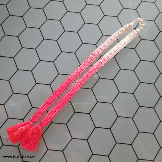 Haori Himo rosa mit Farbverlauf