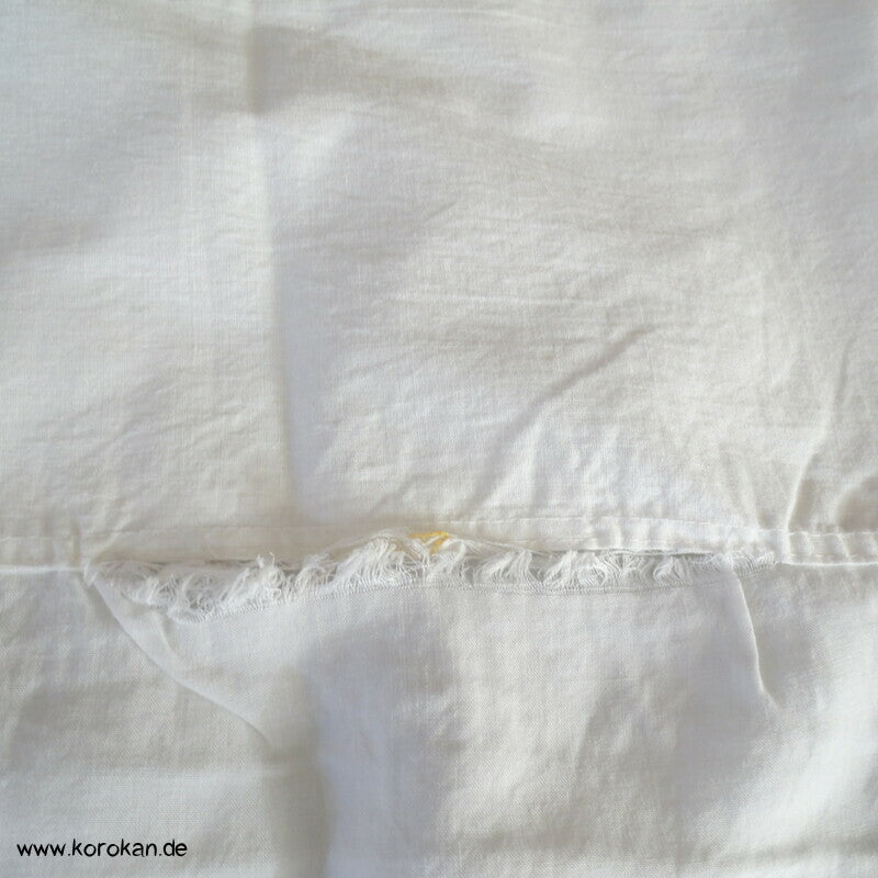 Susoyoke Kimono Juban Unterrock,weiß mit Spitzenrand