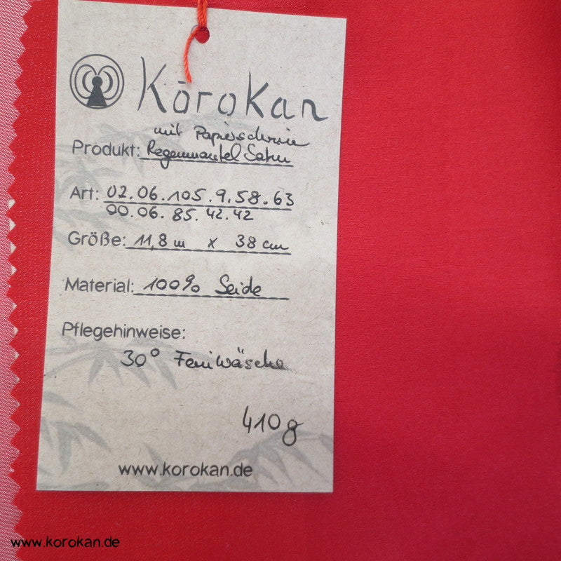 Papierschirm Regenmantelseidensatin