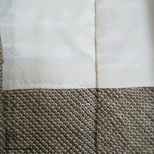 Full Shibori Pinienmuster Seiden Haori Kimono Jacke